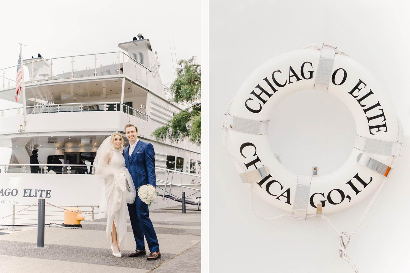 Intimate Chicago Elite Yacht Wedding
